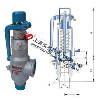A28H、A28W、A28Y彈簧全啟式外螺紋安全閥